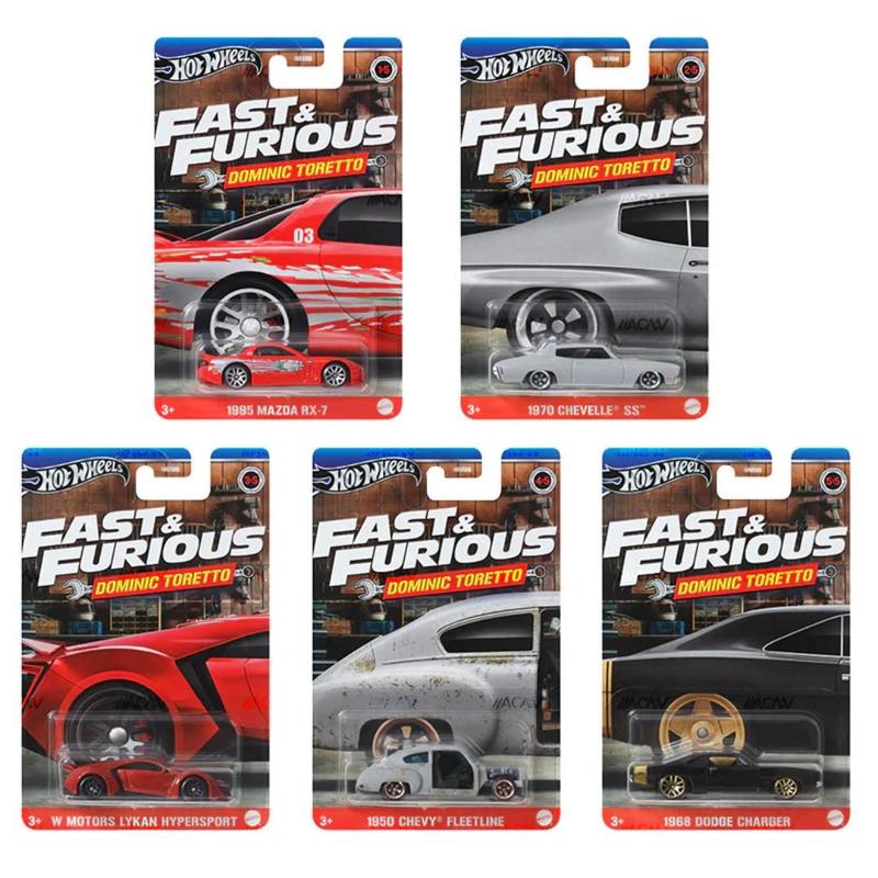 Hot Wheels Velozes e Furiosos Dominic Toretto Carros Mattel